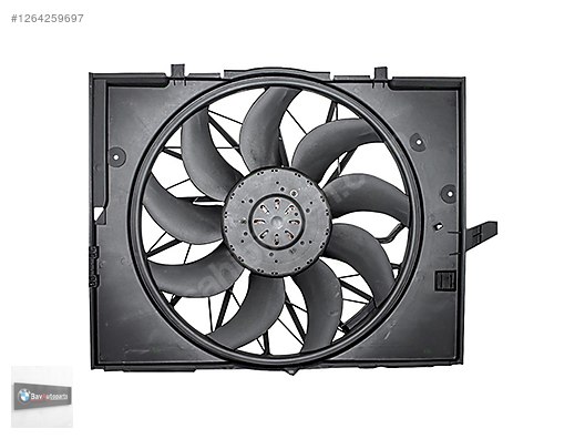 BMW E60 E65 M54 N52 N62 MOTOR UYUMLU KOMPLE FAN #1264259697