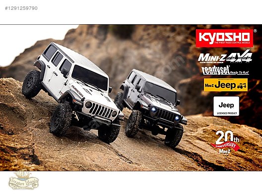 RC CAR - KYOSHO MINI-Z 4x4 SERİSİ JEEP WRANGLER RUBICON BEYAZ