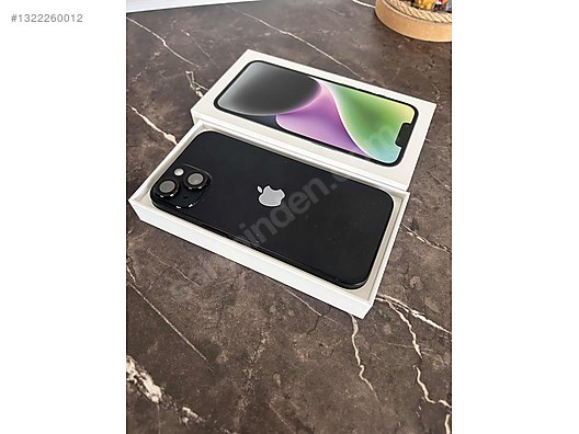 Apple / iPhone 14 / iPhone 14, Midnight, 256GB, Hatasız sahibinden