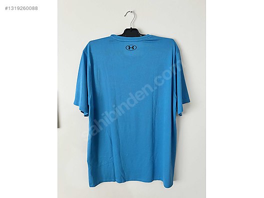 Under Armour Spor T-Shirt Mavi XL - Under Armour Erkek Tişört