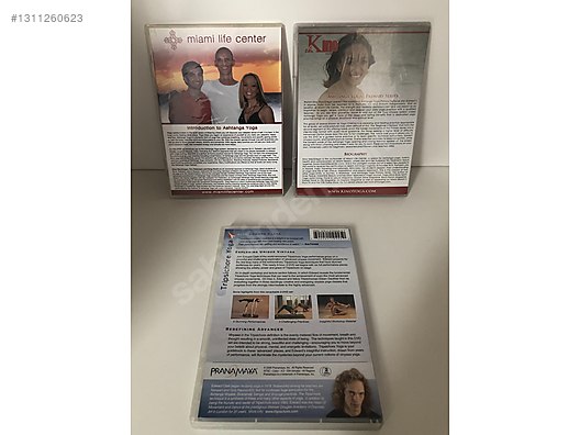 Çeşitli Yoga DVD'leri (Kino MacGregor Ashtanga - Edward Clark