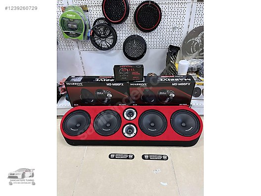 Paket Ses Sistemi / MASSİVE 20 CM PANDİZOTLU MİDRANGE SETİ ŞOK
