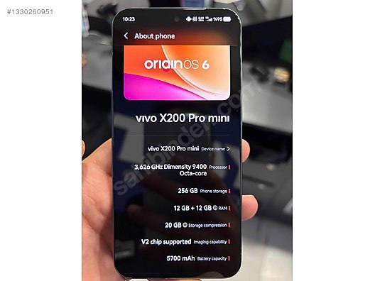 256 GB Siyah Vivo X200 Pro Mini Cep Telefonu - 1330260951