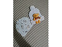 1 adet ayıcıklı örgü, 1 adet penye bere