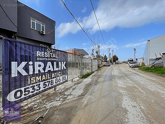 ÇALI SANAYİ'DE 1.000m2 KAPALI ALAN 2 KATLI FABRİKA