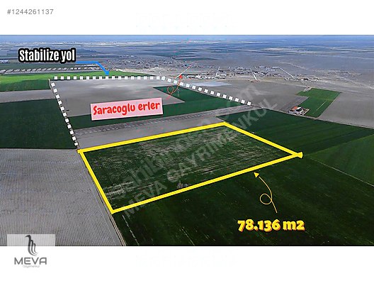MEVA GAYRİMENKULDEN ERLER MH. MÜSTAKİL SATILIK TARLA #1244261137
