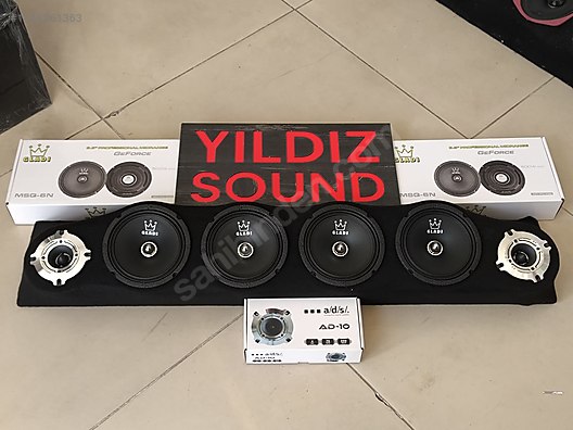 Hoparlör / Midrange / Gladi 16 cm Pandizot Set Takim Komple Sifir