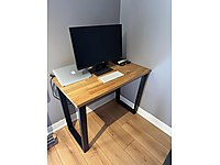 Meşe çalışma masası