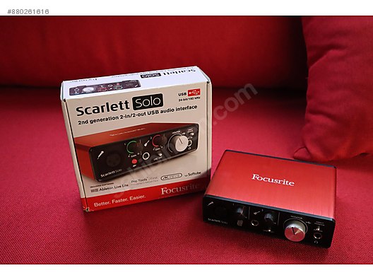 Focusrite Scarlett Solo Gen2 At Sahibinden Com 880261616