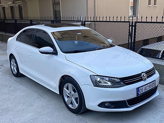 volkswagen jetta 1 6 tdi highline 2012 vw jetta 1 6 tdi highline sunroof led far bej koseme at sahibinden com 917261978