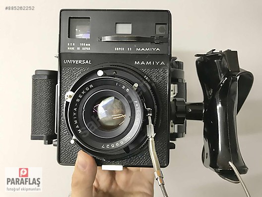 Medium Format Slr Single Lens Reflex Mamiya Press Universal Super 23 Paraflas Fotograf Dan At Sahibinden Com