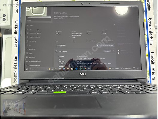 Dell / TR DELL İNSPİRON 3558 8 RAM 256 GB İ3-5015U 2.10GHZ GEFORCE