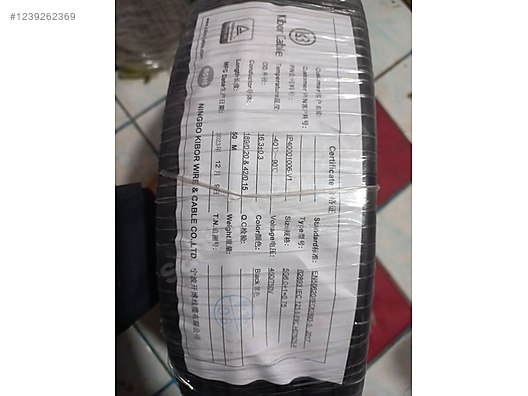 H07RN-F 5G6.0 + 1×0.75 mm² Şarj Kablosu Agır hizmet tipi- 50m - Kablo ve Yapı Malzemeleri sahibinden.com'da