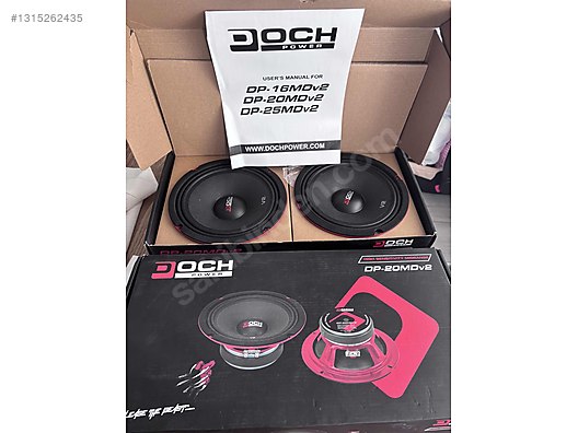 Hoparlör / Midrange / Doch power v2 160 rms 2 takım sahibinden