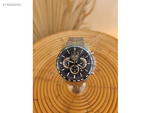 切手 Seiko / SEİKO Quartz Chronograph 10 BAR Orijinal Temiz Kondisyon