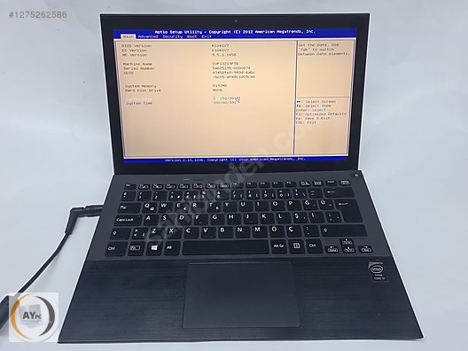 SONY SVP132A1CW İ7-4500U İŞLEMCİ ANAKART EKRAN D415 sahibinden