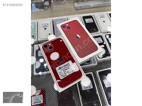 Apple / iPhone 13 / APPLE İPHONE 13 128GB RED HATASIZ +OKYANUS+