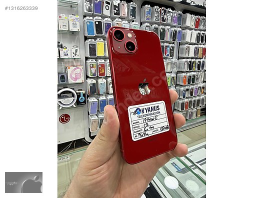 Apple / iPhone 13 / APPLE İPHONE 13 128GB RED HATASIZ +OKYANUS+
