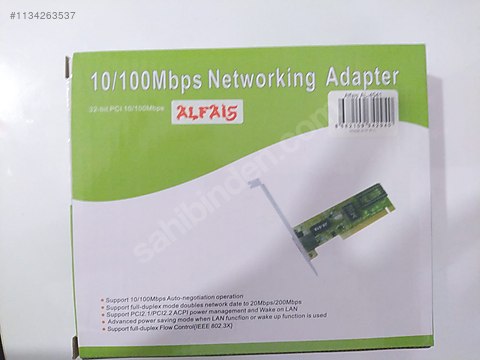 Alfais 4541 Pci Ethernet Kartı Lan İnternet At Sahibinden.Com.