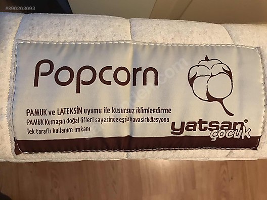 Yatsan Popcorn Bebek Yatagi 120 60 Bebek Yataklari Sahibinden Com Da 896263693