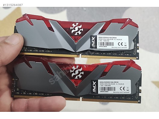 XPG 16GB DDR4 3200Mhz CL16 (2x8) sahibinden.comda - 1315264087