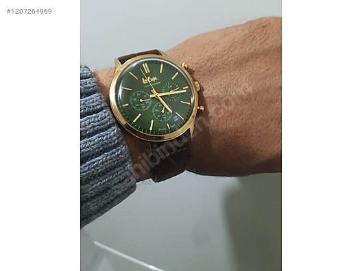 Lee Cooper / Lee Cooper yeşil kadran chronogaph sahibinden.comda