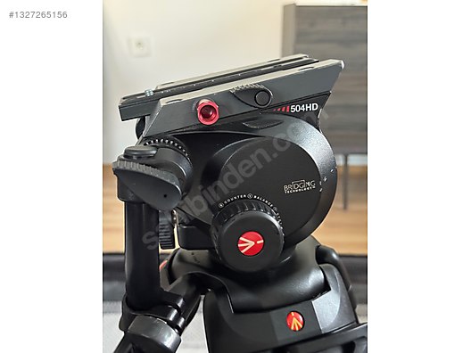 Manfrotto 504HD Fluid Video Kafa + 546GB Pro Video Tripod