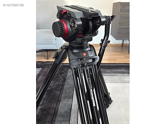 Manfrotto 504HD Fluid Video Kafa + 546GB Pro Video Tripod