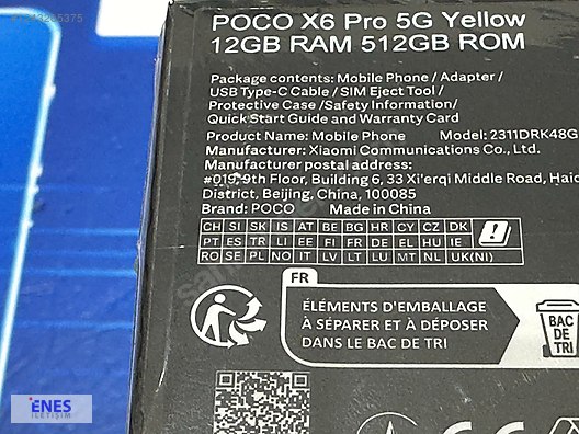 İkinci El ve Sıfır Alışveriş / Cep Telefonu & Aksesuar / Cep Telefonu / Xiaomi / Poco X6 Pro