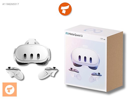  Quest 3 128GB 中古 SIFIR META QUEST 3 128GB VR Sanal Gerçeklik Gözlüğü - VR Gözlük