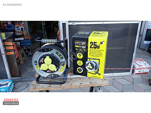 25 METRE 3X1.5 KALIN SİGORTA TERMİKLİ MAKARA KABLO SIFIR ÜRÜN - Kablo ve Yapı Malzemeleri sahibinden.com'da