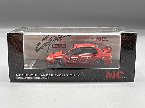 MITSUBISHI エンジニアスーツ MZ62301 赤 MC MODEL MİTSUBİSHİ EVO LANCER SİNGAPURE EXCLUSİVE LİMİTED on