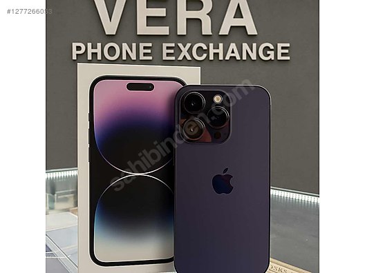 Resim Apple iPhone 14 Pro İkinci El TR | 128 GB | Mor İkinci El iPhone 14 Pro 128GB Derin Mor Kutulu Faturalı