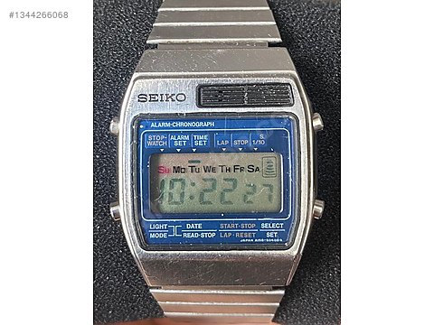 Seiko / 47 Yıllık Kusursuz Çalışan Vintage Seiko A158-5060 Dijital