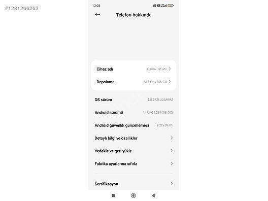 Used & Brand New Items / Cell Phones & Accessories / Cell Phones / Xiaomi / 12 Lite