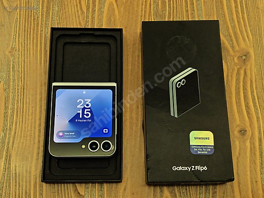 Galaxy 　32000 256 GB Mavi Samsung Galaxy Z Flip 6 Cep Telefonu - 1321266482