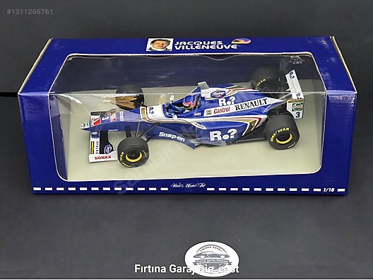 1:18 Williams Renault FW19 J.Villeneuve 1997 Dünya Şampiyonu on