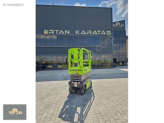 ZOOMLION ZS0607HD 6+2 METRE AKÜLÜ MAKASLI MANLİFT / PLATFORM on