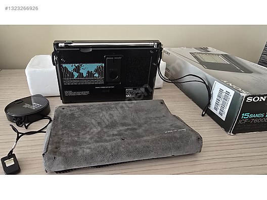 Sony Dijital Portatif Radyo - Sony ICF-7600DA Radyo - 1323266926