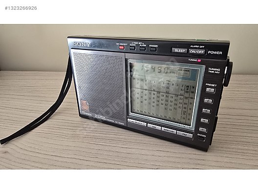 Sony Dijital Portatif Radyo - Sony ICF-7600DA Radyo - 1323266926