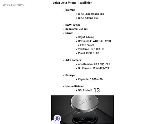 Used & Brand New Items / Cell Phones & Accessories / Cell Phones / Leica / Leitz Phone 1