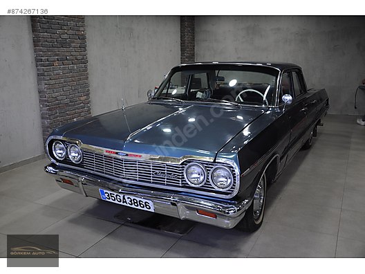 galeriden satilik 1964 model 100000 km chevrolet impala 155 000 tl 874267136