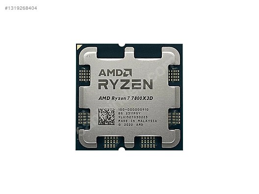 Amd ryzen 7800x3d işlemci sahibinden.comda - 1319268404