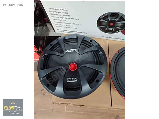 Hoparlör / Midrange / AUDİOMAX MX-1620 20CM MİDRANGE HOPARLÖR