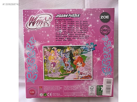 Sıfır Zoe Puzzle Puzzle - Winx 100 Parça Çocuk Yapboz - 1309268742