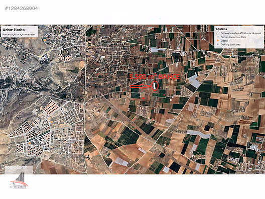 MERAM GÖDENEDE 3500 METRE SATILIK BAHÇE YERİ #1284268904