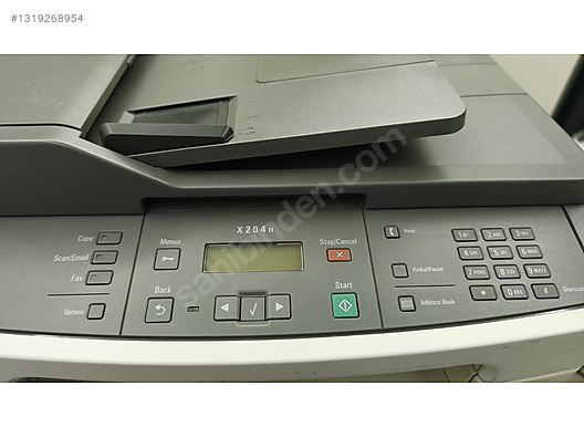 Yazıcı / Lexmark X204n Lazer Yazıcı Tarayıcı Fotokopi | Sorunsuz