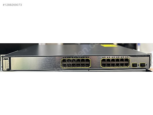 Cisco Catalyst 3750-24TS-S 24 Port Gigabit Stackable Switch