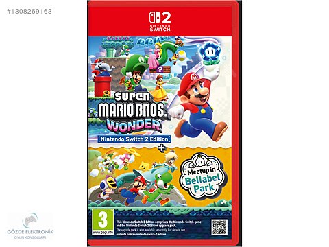 Super Mario Bros Wonder NİNTENDO SWİTCH 2 GÖZDE ELEKTRONİK - İlan