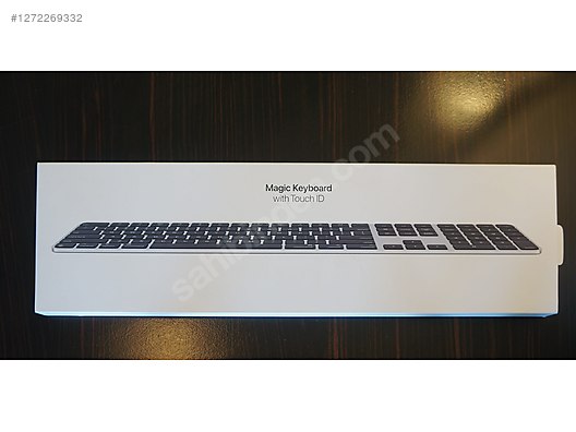 Touch ID'li Magic Keyboard (2. El) , USBC, Türkçe F Siyah Klavye